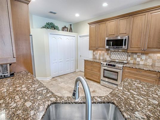 Interior, Kitchen, Recessed Lighting, Stainless Steel Appliances