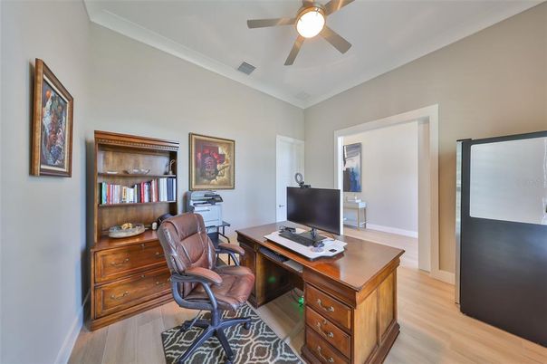Home Office, Interior, Wood Texture Flooring