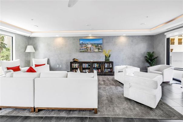 Interior, Living room, Recessed Lighting