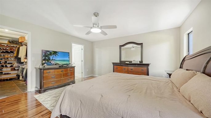 Bedroom, Interior, Wood Texture Flooring