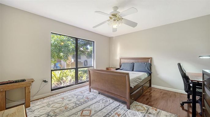 Bedroom, Home Office, Interior, Wood Texture Flooring