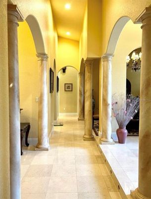 Chandelier, Interior, Recessed Lighting