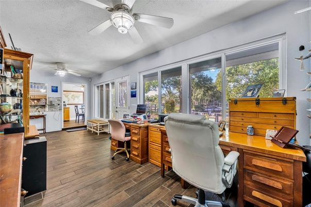 Home Office, Interior, Wood Texture Flooring