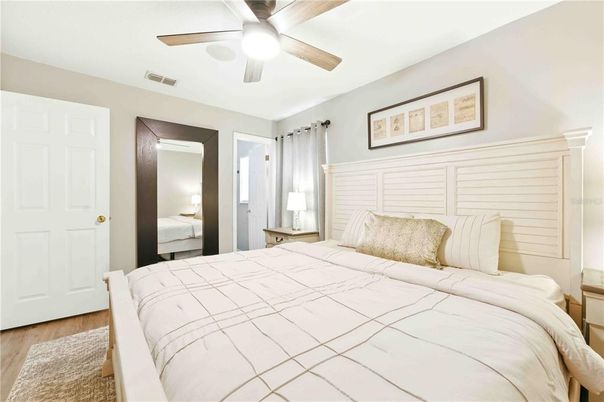 Bedroom, Interior, Wood Texture Flooring