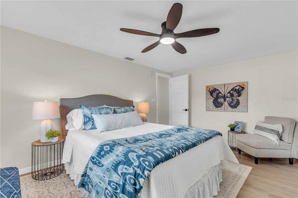 Bedroom, Interior, Wood Texture Flooring