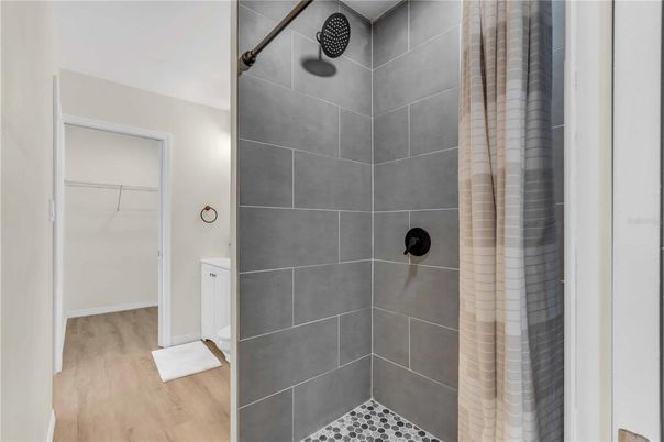 Bathroom, Interior, Wood Texture Flooring