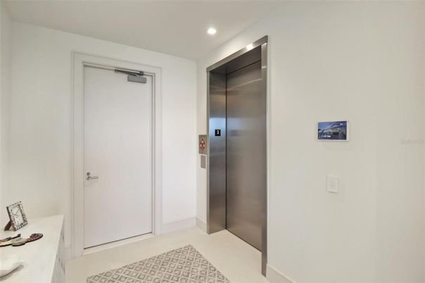 Elevator, Interior, Recessed Lighting