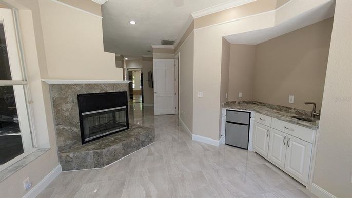 Fireplace, Interior, Recessed Lighting