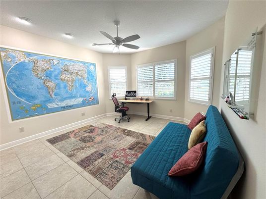 Home Office, Interior, Recessed Lighting