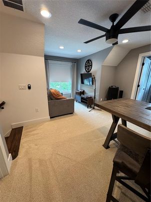 Home Office, Interior, Recessed Lighting