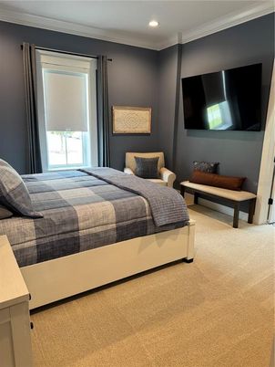 Bedroom, Interior, Recessed Lighting