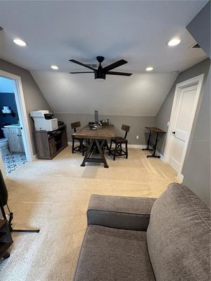 Dining room, Interior, Recessed Lighting