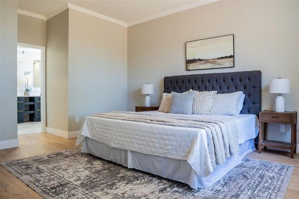 Bedroom, Interior, Wood Texture Flooring