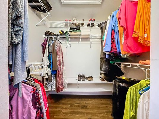 Interior, Walk-in Closets, Wood Texture Flooring