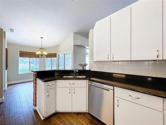 Chandelier, Interior, Kitchen, Wood Texture Flooring