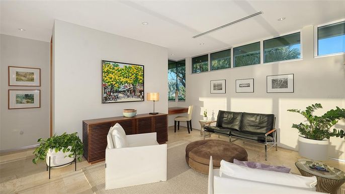 Interior, Living room, Recessed Lighting