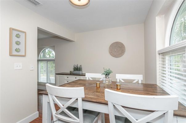 Dining room, Interior, Wood Texture Flooring