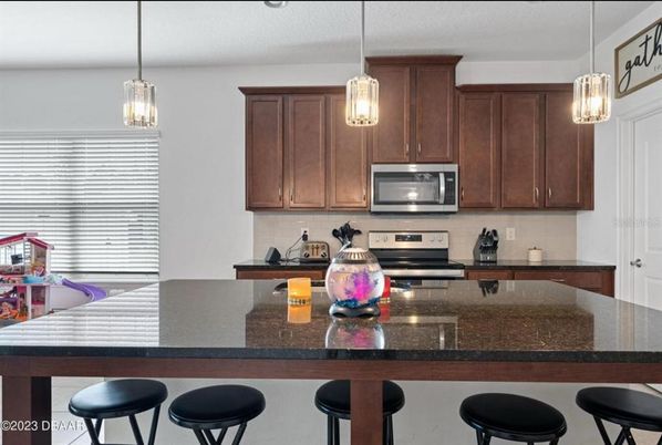 Interior, Kitchen, Pendant Lights, Stainless Steel Appliances