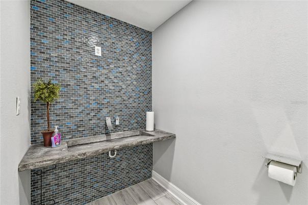 Bathroom, Interior, Wood Texture Flooring