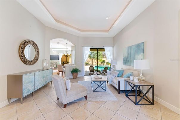 Chandelier, Interior, Living room, Recessed Lighting