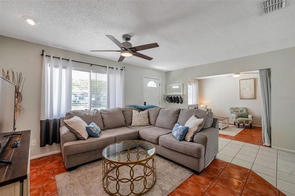 Interior, Living room, Recessed Lighting