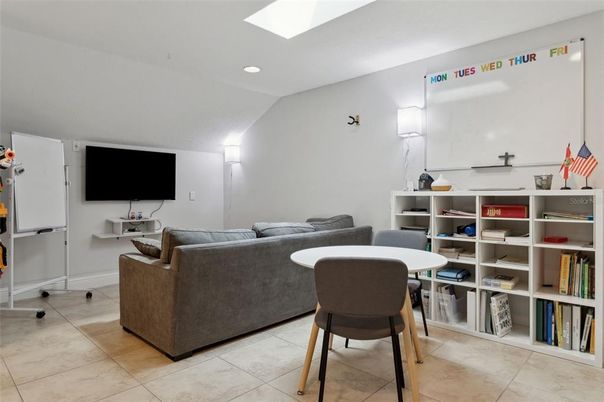 Interior, Living room, Recessed Lighting