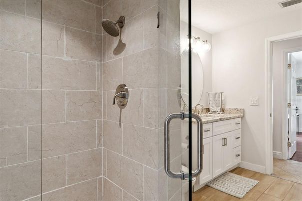 Bathroom, Interior, Wood Texture Flooring