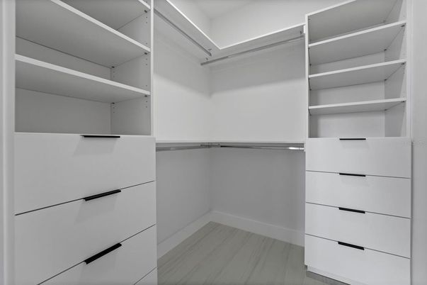 Interior, Walk-in Closets, Wood Texture Flooring