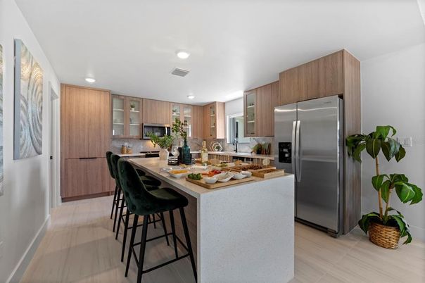 Interior, Kitchen, Recessed Lighting, Stainless Steel Appliances