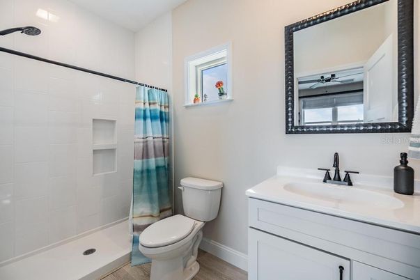Bathroom, Interior, Wood Texture Flooring