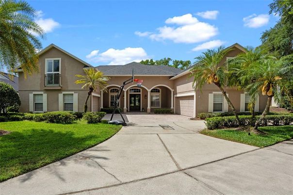 Attached, Backyard, Exterior, Facade, French Provincial