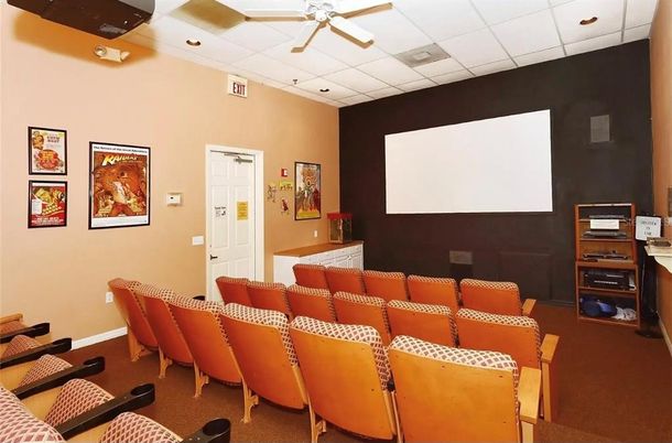 Home Theatre Room, Interior, Projection Screen, Recessed Lighting, Theatre Room
