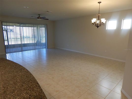 Chandelier, Empty room, Interior