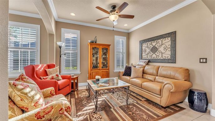 Interior, Living room, Recessed Lighting