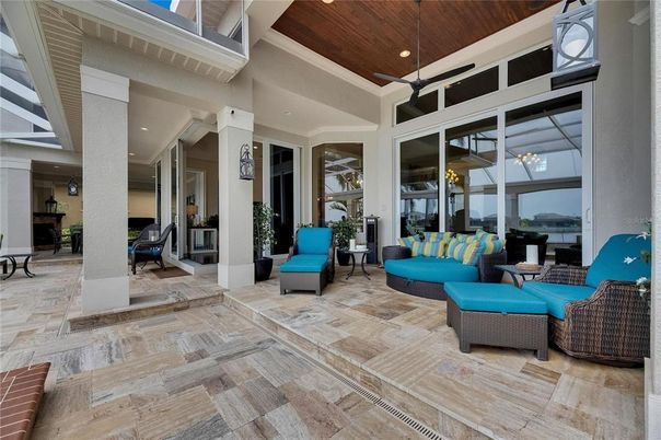 Interior, Living room, Recessed Lighting, Wooden Ceilings