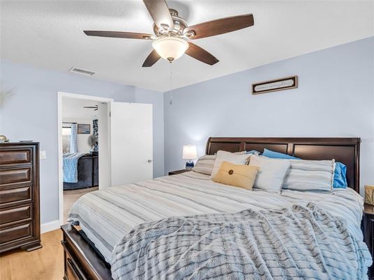 Bedroom, Interior, Wood Texture Flooring