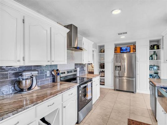Interior, Kitchen, Recessed Lighting, Stainless Steel Appliances