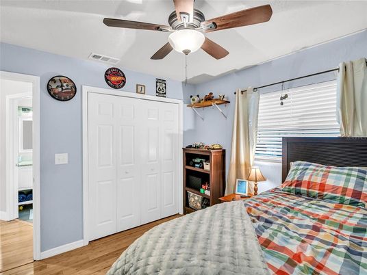 Bedroom, Interior, Wood Texture Flooring