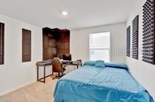 Bedroom, Home Office, Interior, Recessed Lighting