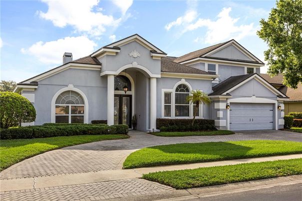 Attached, Exterior, Facade, Mediterranean