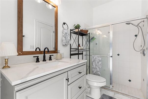 Bathroom, Glass Shower, Interior