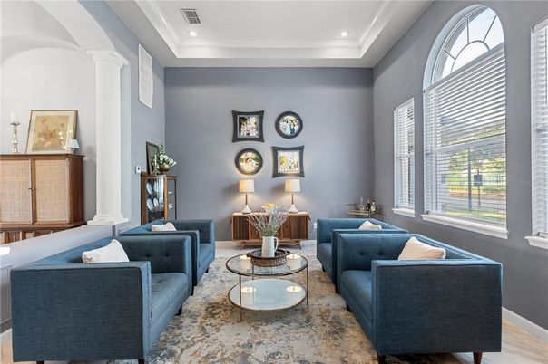 Interior, Living room, Recessed Lighting