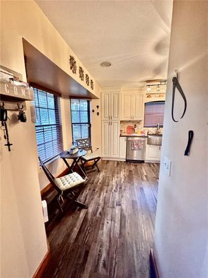 Dining room, Interior, Kitchen, Wood Texture Flooring