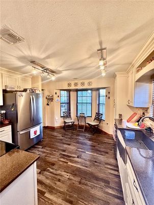 Interior, Kitchen, Wood Texture Flooring
