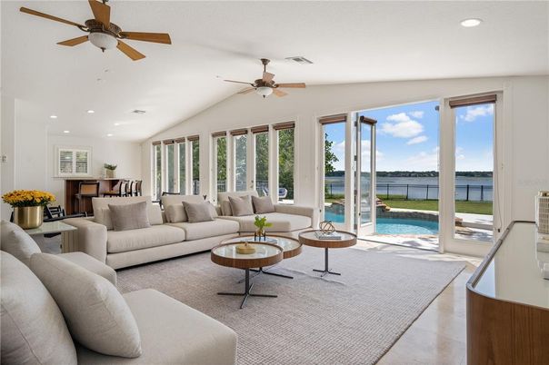 Dining room, Interior, Living room, Recessed Lighting, Water