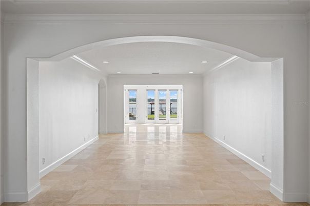 Empty room, Interior, Recessed Lighting