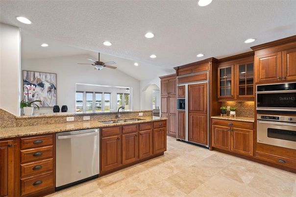 Interior, Kitchen, Recessed Lighting, Stainless Steel Appliances