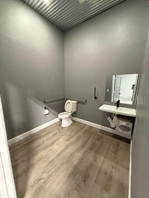 Bathroom, Interior, Wood Texture Flooring