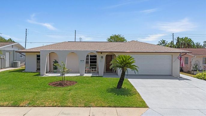 Attached, Backyard, Exterior, Facade, Ranch