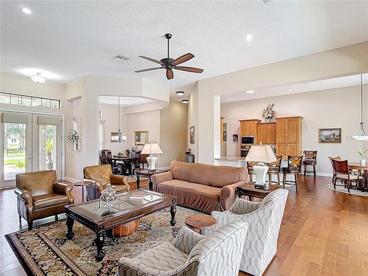 Dining room, Interior, Kitchen, Living room, Pendant Lights, Recessed Lighting, Wood Texture Flooring